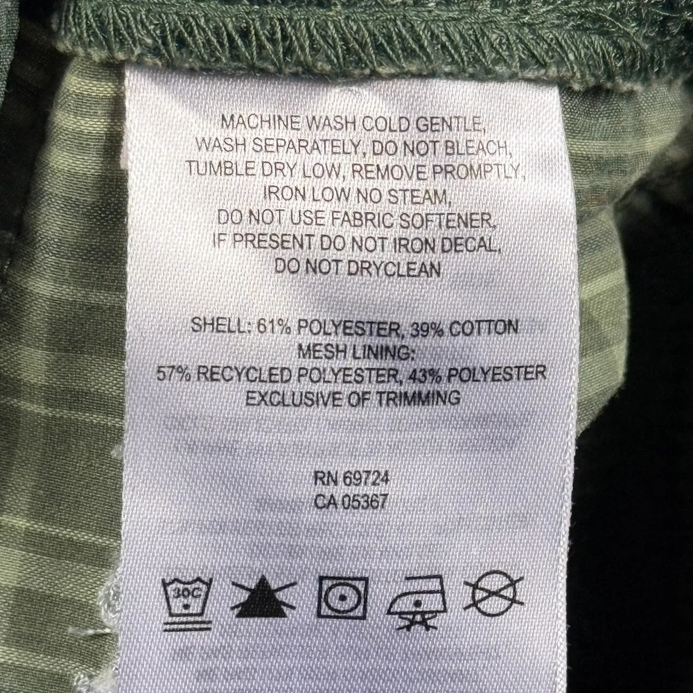 Columbia Omni-Wick Green Plaid Cargo Shorts Mens 40 Hiking Outdoor AM4083 - Picture 8 of 12